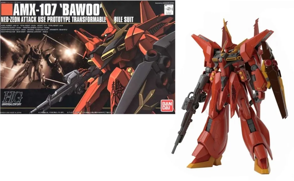 GUNDAM - HGUC AMX-107 Bawoo 1/144 - Model Kit